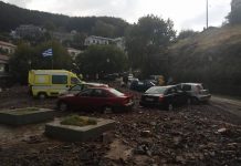 Δημοσιογράφος κινδύνευσε σε ζωντανή σύνδεση στη Σαμοθράκη (video)