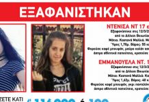 Εντοπίστηκαν τα δύο κορίτσια που εξαφανίστηκαν στο Δήλεσι – Δικογραφία για ενδοοικογενειακή βία Δήλεσι