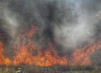 Πυρκαγιά στα Χανιά ξέσπασε στις 2 το μεσημέρι – Πνέουν ισχυροί άνεμοι στην περιοχή