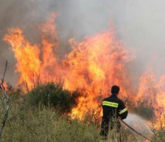 Πυρκαγιά στον Πύργο: Δόθηκε εντολή για εκκένωση στη Σαρακίνα