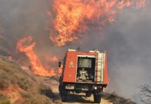 Συναγερμός στην Πυροσβεστική για την μεγάλη πυρκαγιά στη Ζάκυνθο
