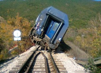 Τρένο με 285 επιβάτες σε δρομολόγιο Θεσσαλονίκη – Αθήνα προσέκρουσε σε βράχια