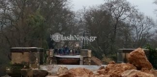 Βίντεο σοκ: Δείτε την στιγμή της κατάρρευσης γέφυρας στα Χανιά