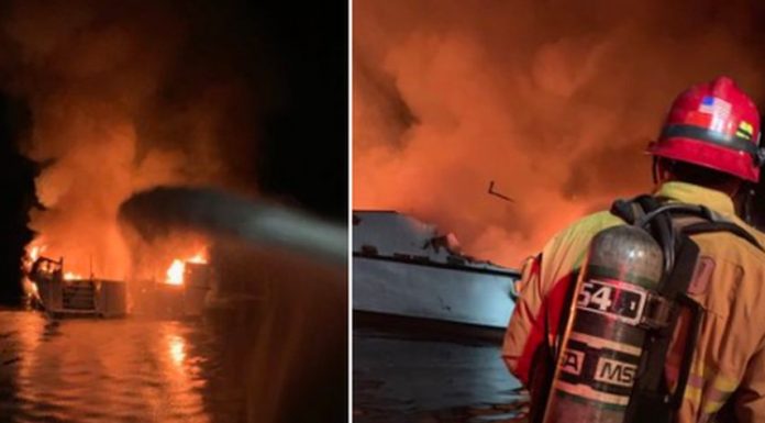 Πυρκαγιά σε σκάφος στα ανοιχτά της Καλιφόρνιας – Φόβοι για πολλούς νεκρούς
