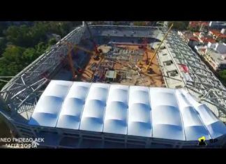 Το υπό κατασκευή νέο γήπεδο της ΑΕΚ με τα μάτια των πουλιών