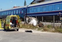 Τραγωδία στα Τρίκαλα: Νεκρή οδηγός μετά από σύγκρουση με τραίνο