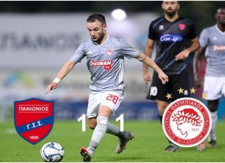 Πανιώνιος – Ολυμπιακός 1-1: Δείτε τα γκολ και τις καλύτερες φάσεις του αγώνα