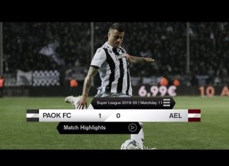 ΠΑΟΚ-ΑΕΛ 1-0: Δείτε το γκολ και τα καλύτερα στιγμιότυπα της αναμέτρησης