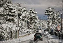 Χιόνια μέχρι και στα 400 μέτρα υψόμετρο την Τετάρτη στην Θεσσαλονίκη