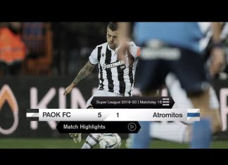 ΠΑΟΚ-Ατρόμητος 5-1: Δείτε τα γκολ και τις καλύτερες στιγμές του αγώνα