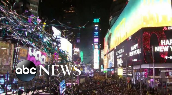 Νέα Υόρκη: 1 εκατ. κόσμος στην Times Square υποδέχθηκε το 2020
