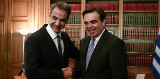 Μ. Σχοινάς- Κυρ. Μητσοτάκης: H ευρωπαϊκή πολιτική για το μεταναστευτικό στο επίκεντρο της συνάντησης