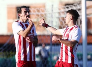 Άνετα και με τα… δεύτερα πέρασε από την Καλαμάτα ο Ολυμπιακός