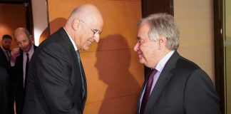 Δένδιας σε Γκουτέρες: Η Ελλάδα έχει και ρόλο και λόγο ως προς την κατάσταση στη Λιβύη