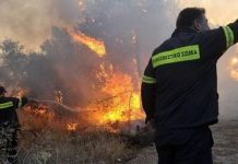 Λέσβος: Μαίνεται η πυρκαγιά στο νησί – Τραυματίσθηκε πυροσβέστης