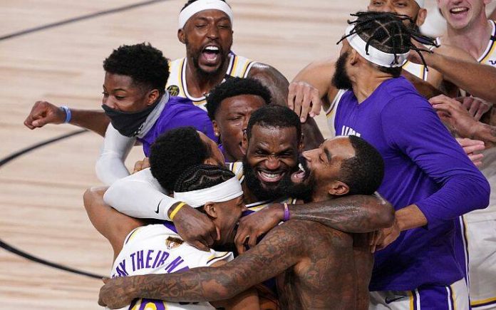 APTOPIX NBA Finals Lakers Heat Basketball