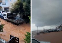 Κρήτη: Εικόνες καταστροφής στη Χερσόνησο – Ξεχείλισαν όλα τα ρέματα