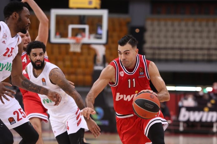 EUROLEAGUE 2020-2021 / ÏÓÖÐ - ÌÐÁÃÅÑÍ ÌÏÍÁ×ÏÕ (ÖÙÔÏÃÑÁÖÉÁ: LATO KLODIAN / EUROKINISSI)