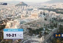 Δείτε τι καιρό θα κάνει σήμερα Τετάρτη 21 Απριλίου