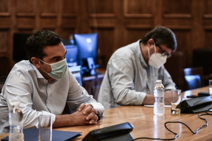 ΣΥΝΑΝΤΗΣΗ ΤΟΥ ΠΡΟΕΔΡΟΥ ΤΟΥ ΣΥΡΙΖΑ ΑΛ. ΤΣΙΠΡΑ ΜΕ ΤΟ ΠΡΟΕΔΡΕΙΟ ΤΗΣ ΟΕΝΓΕ(EUROKINISSI/ΤΑΤΙΑΝΑ ΜΠΟΛΑΡΗ)