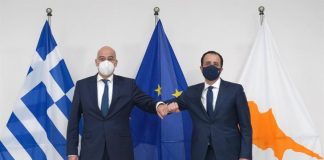Ν. Δένδιας από Κύπρο: Καταδικάζουμε απόλυτα τις παράνομες τουρκικές ενέργειες