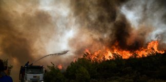 Πολύ δύσκολη νύχτα με τη φωτιά στη Γορτυνία: Εκκενώθηκαν ακόμα δύο οικισμοί
