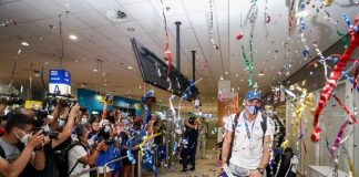 Αποθέωση για τους «ασημένιους» Ολυμπιονίκες στο αεροδρόμιο