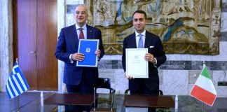 Ελλάδα και Ιταλία αντάλλαξαν τα όργανα επικύρωσης της Συμφωνίας για Οριοθέτηση ΑΟΖ