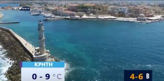 Δείτε τι καιρό θα κάνει σήμερα Δευτέρα 24 Ιανουαρίου