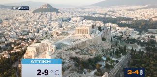 Δείτε τι καιρό θα κάνει σήμερα Πέμπτη 27 Ιανουαρίου