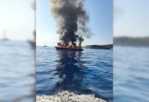 Πυρκαγιά σε ιστιοφόρο με 7 επιβαίνοντες βορειοανατολικά των Αντιπαξών