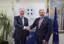 Συνάντηση του Περ. Αττικής Γ. Πατούλη με τον Πρόεδρο του Κογκρέσου Τοπικών και Περιφερειακών Αρχών του Συμβουλίου της Ευρώπης