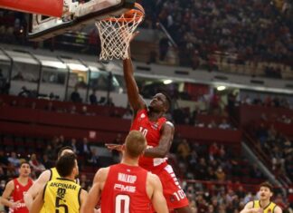 Euroleague: Ο Ολυμπιακός συνέτριψε με 94-67 την πρωτοπόρο Φενέρ