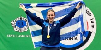 Πρωταθλήτρια Ευρώπης στην σκοποβολή η Κορακάκη