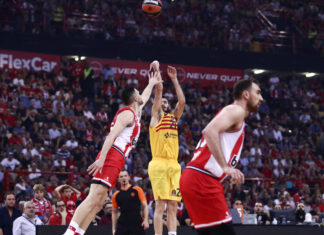 Euroleague: «Τρίποντη καταιγίδα» της Μπαρτσελόνα παρέσυρε τον Ολυμπιακό